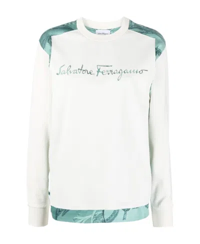 FERRAGAMO LOGO SWEATER