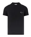 Ferragamo Organic Cotton Sporty T-shirt In Black