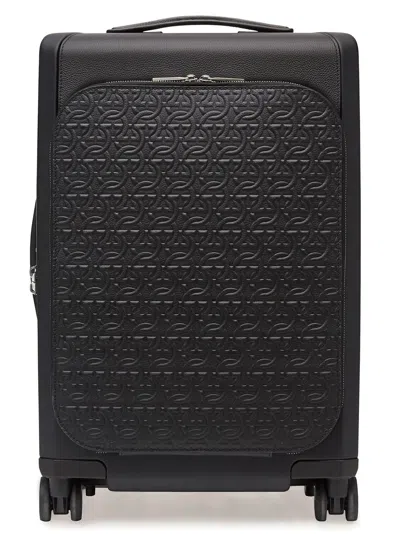 Ferragamo Logo Trolley In Black