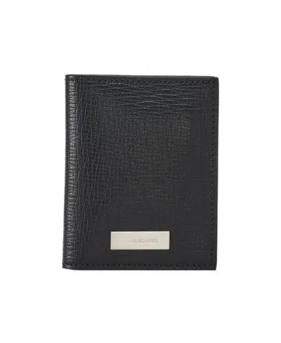 Ferragamo Logo Wallet In Black