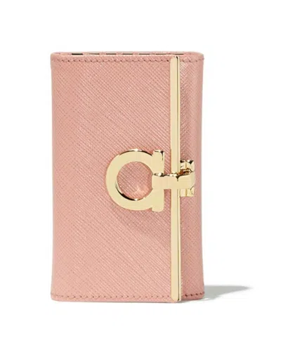 Ferragamo Logo Wallet In Pink