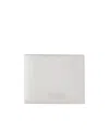 Ferragamo Logo Wallet In White
