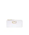 Ferragamo Logo Wallet In White
