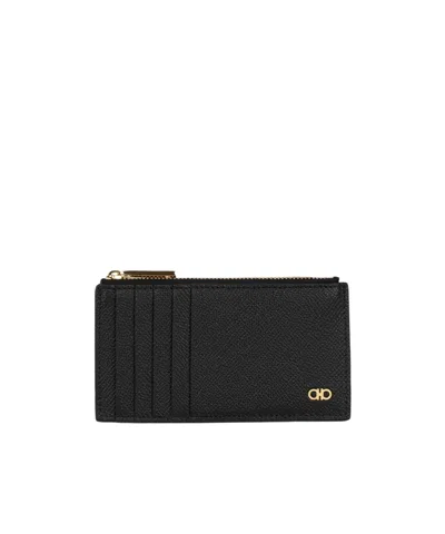 FERRAGAMO LOGO ZIPPER CLIP