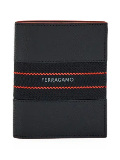 Ferragamo Logo-detail Credit Card Holder In Black