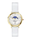 Ferragamo Logomania Moon Watch Woman Wrist Watch Gold Size Onesize Stainless Steel In Gold