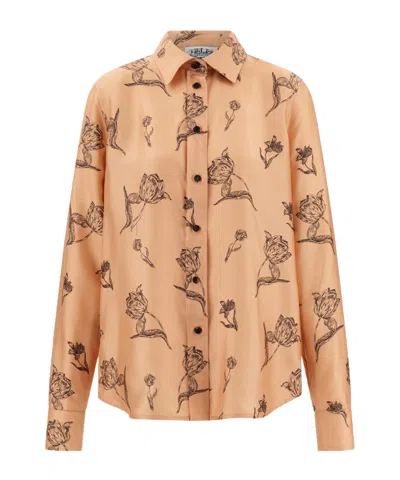 Ferragamo Long Sleeve Shirt In Multi