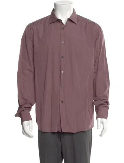 Pre-owned Ferragamo Long Sleeve Shirt In Purple