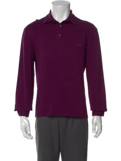 Pre-owned Ferragamo Long Sleeve Shirt In Purple
