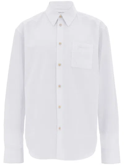 Ferragamo Long Sleeves Shirt In White