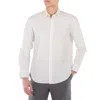 Ferragamo Long Sleeved Gancini Monogram Shirt In White