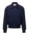 Ferragamo High-neck Zipped Bomber Jacket In Black