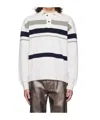 Ferragamo Long Sleeved Polo Shirt In White