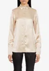 Ferragamo Trousers In Beige
