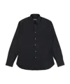 Ferragamo Long-sleeved Shirt In Black