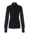 Ferragamo Long-sleeved Shirt In Black