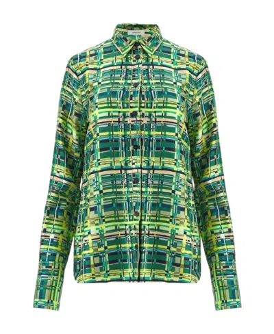 Ferragamo Long-sleeved Shirt In Green