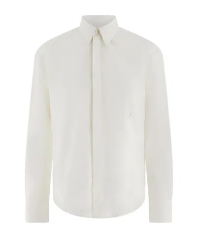 Ferragamo Long Sleeved Shirt In White