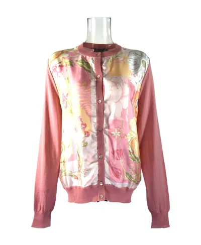 FERRAGAMO LONG-SLEEVED STITCHED CARDIGAN