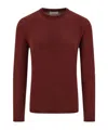 Ferragamo Embroidered Signature Light Sweater In Brown