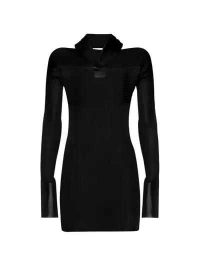 Ferragamo Long Sleeves Mock Neck T-shirt In Multi