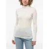 Ferragamo Long Sleeves Round-neck In White