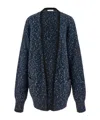 Ferragamo Loop Wool Cardigan In Black