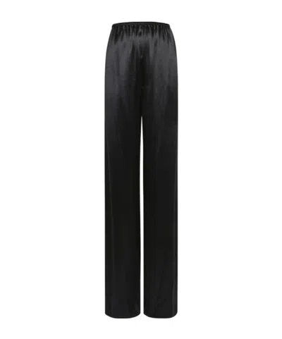Ferragamo Loose Waist Casual Pants In Black