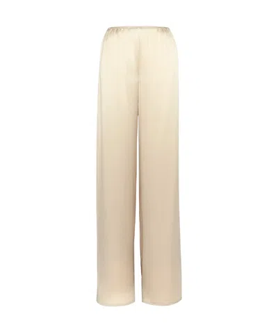Ferragamo Loose Waist Casual Pants In Neutral