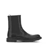 Ferragamo Loreno Chelsea Almond-toe Boots In Black