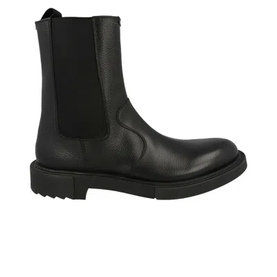 Pre-owned Ferragamo Loreno Leather Chelsea Boot 'black' | Men's Size 8