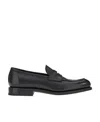 Ferragamo Black Logo Details Business Casual Shoes In Black