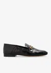 Ferragamo Louis Gancini Loafers In Brown