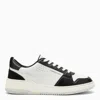 Ferragamo Suede Patch Skate Sneaker