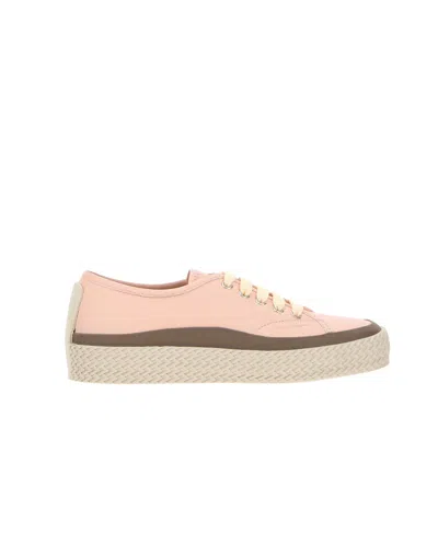 Ferragamo Low-cut Casual Sneakers In Nude
