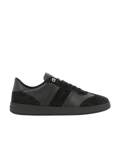 FERRAGAMO LOW LACE-UP SNEAKERS
