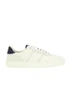 Ferragamo White Low Top Signature Sneakers In White