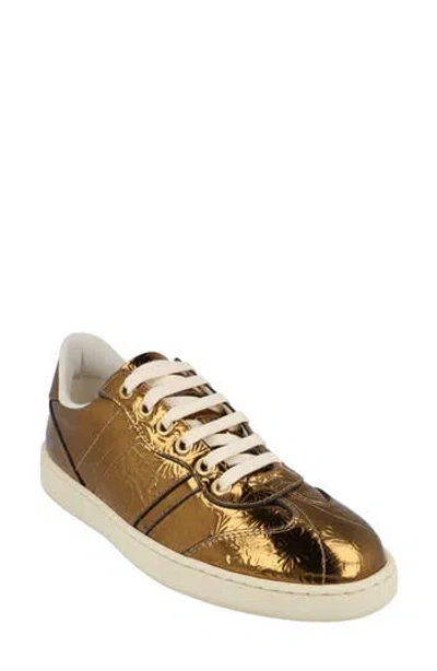 Ferragamo Low Top Sneaker In Brown