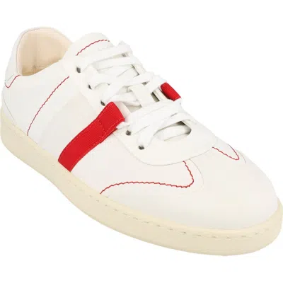 Ferragamo Low Top Sneaker In White
