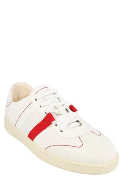 Ferragamo Low Top Sneaker In White