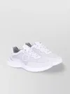 Ferragamo Sneakers Bay Man Bianche In Pelle E Rete Uomo