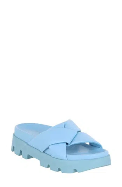 FERRAGAMO FERRAGAMO LUG SOLE SLIDE SANDAL