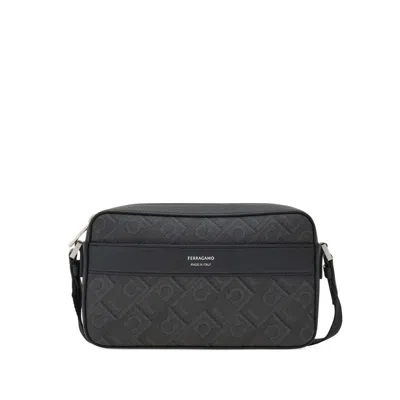 Ferragamo Monogram Shoulder Bag Rectangular Shape In Multi