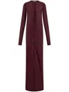FERRAGAMO LUREX-DETAIL CARDI-COAT