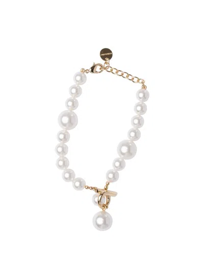 FERRAGAMO FERRAGAMO LUSTROUS PEARL NECKLACE