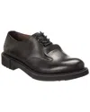 Ferragamo Leather Oxford In Black