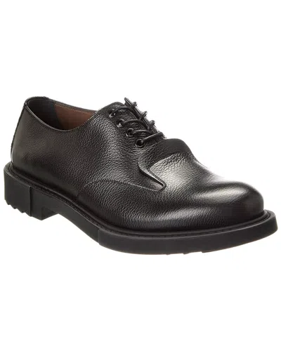 FERRAGAMO FERRAGAMO LUX MONSIER STIRATO LEATHER DRESS SHOE