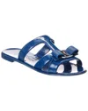 Ferragamo Lylia J Jelly Sandal In Blue