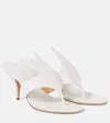 Ferragamo Lyrai Leather Mules In Neutral