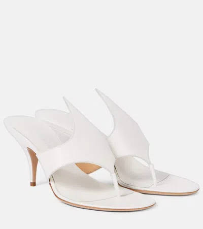 FERRAGAMO LYRAI LEATHER SANDALS